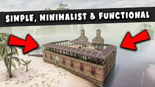 Simple, Minimalist &amp; Functional Base with Courtyard! | Conan Exiles Build Guide