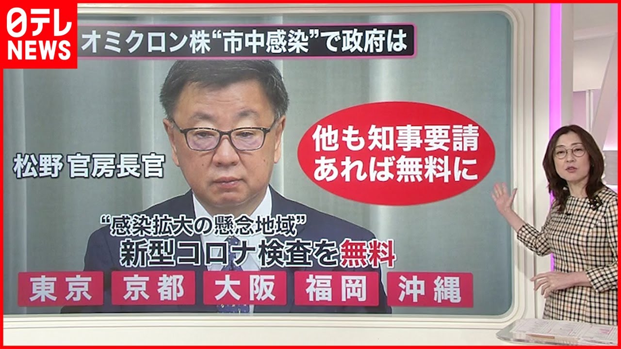 解説 どこで 予約は オミクロン株市中感染で 無料pcr検査 も Youtube