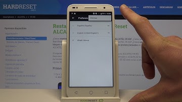Cómo cambiar el idioma a español en ALCATEL U5 HD - cambiar idioma del celular, cambiar teclado
