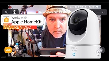 Eufy 2K Pan Tilt Smart Camera with Apple Homekit Secure Video