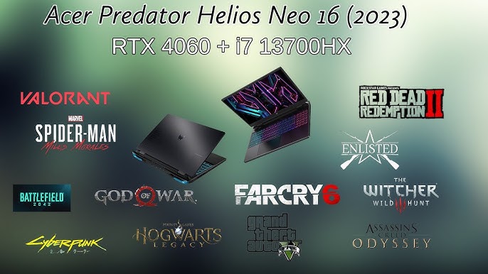 Acer Predator Helios Neo 16 WQXGA 165Hz IPS Gaming Laptop Intel i7-13700HX  – GeForce RTX 4060 with 16GB DDR5 – 1TB SSD Steel Gray PHN16-71-73LT - Best  Buy