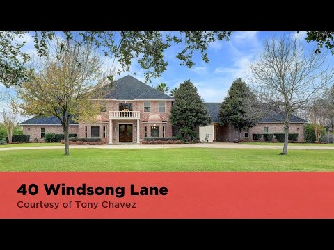 40 Windsong Lane, Friendswood, TX home video tour