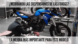 Mejorando las suspensiones de la BMW F800GS en DMX