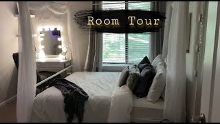 SMALL BEDROOM TOUR | GLAM | CHIC