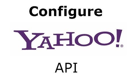 How to configure Yahoo APP to get API keys