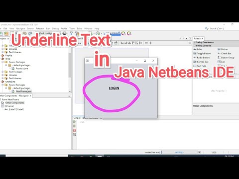 Underline Text in
