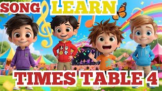 🎉 Learn the 4 Times Table with MAX, LEO, NICO & DANI! 🎉 screenshot 5