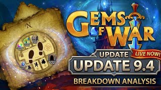 GEMS OF WAR - 9.4 Update is Live - Overview & Analysis of Changes!