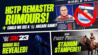 WWE 2K23 DLC Update, HCTP Remaster Rumours, Plus Stadium Stampede Confirmed for AEW Fight Forever