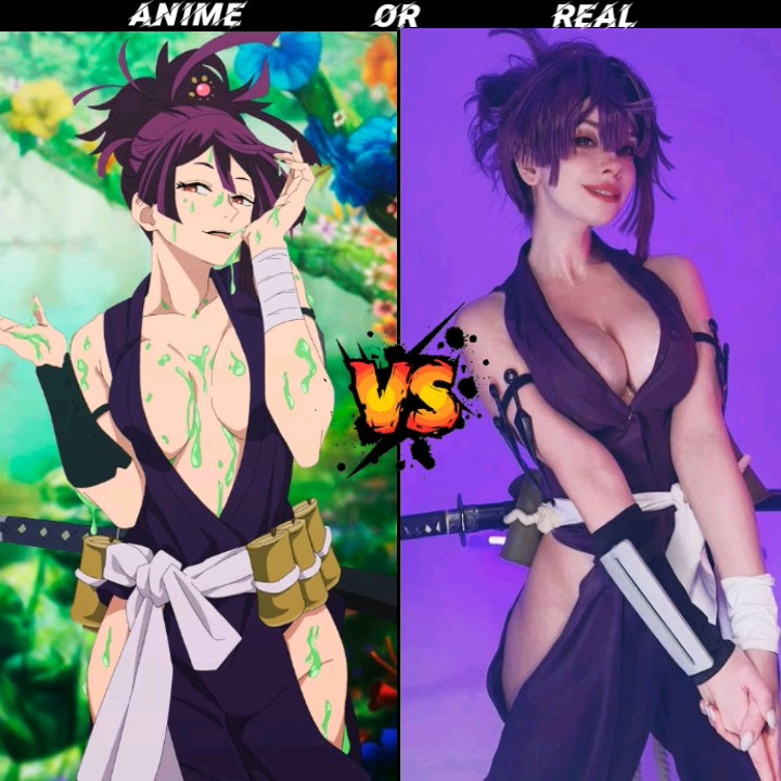 Who is better ? Real vs Animation  #shorts #animememes #hentai