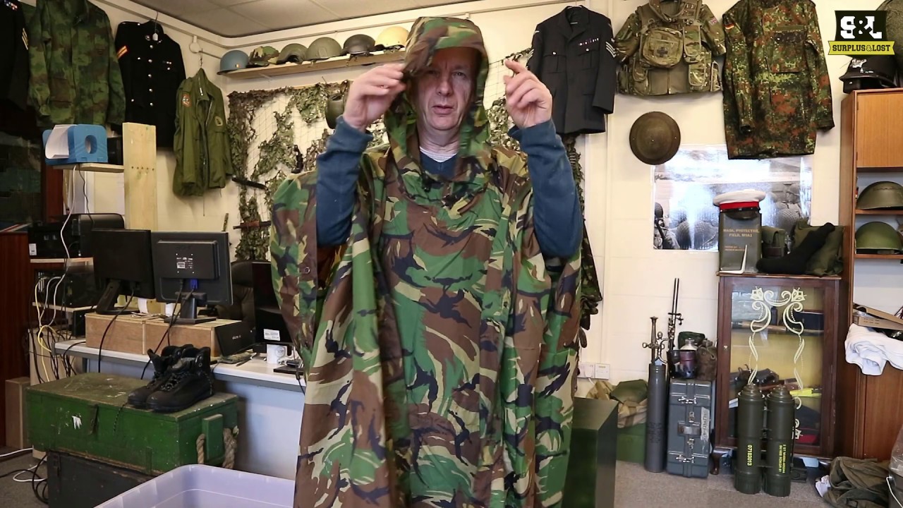 Dutch Army Surplus Ponchos and Poncho Liners - YouTube