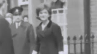 March 28, 1962 - First Lady Jacqueline Kennedy leaving from London Airport