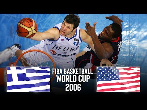 Greece 🇬🇷 v USA 🇺🇸 - Classic Full Games | FIBA Basketball World Cup 2006