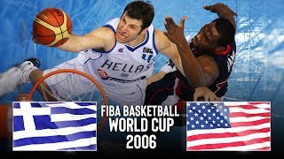 Greece  vs USA   Classic Full Games | FIBA Basketball World Cup 2006