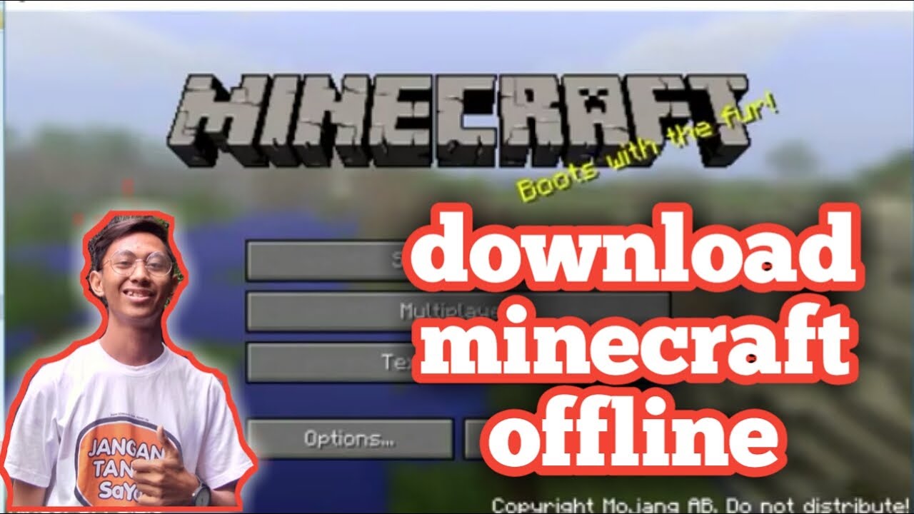 cara download minecraft di laptop offline - YouTube