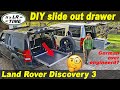 How to build a slide out drawer / DIY / Land Rover Discovery 3 / LR3 LR4