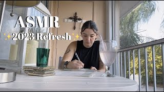 ASMR 2023 goal setting and decluttering... ✨vlog style✨