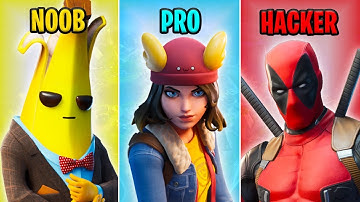 NOOB vs PRO vs HACKER - Fortnite Funny Moments