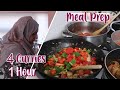 4 Curries in 1 Hour | Weekly Meal Prep for a Family of 8 | Main Meals & Snacks | Shamsa