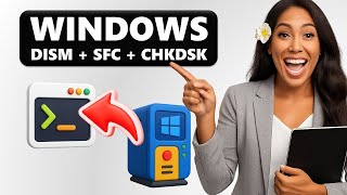 FIX WINDOWS 11 ERRORS Using DISM, SFC & CHKDSK Commands
