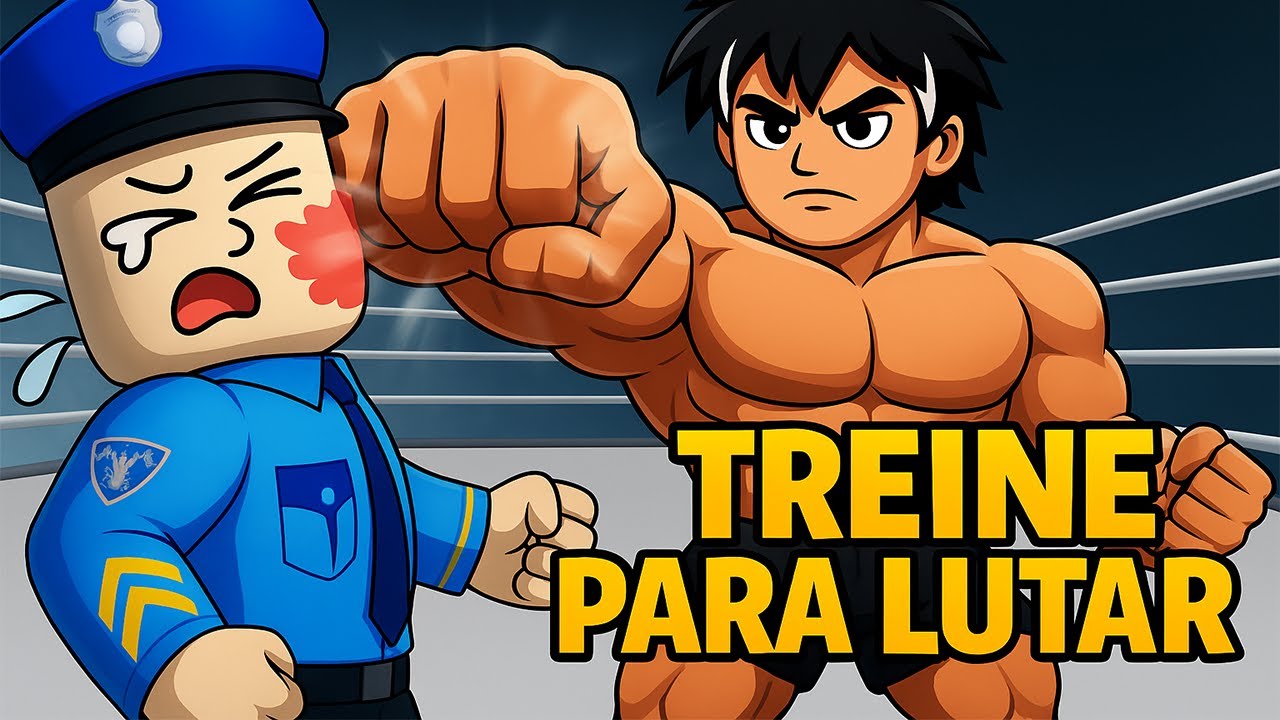 Descobri O SEGREDO para ficar o MAIS FORTE no ROBLOX⚡🔥 - TREINE PARA LUTAR