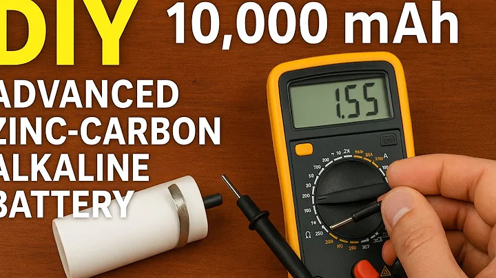 How I Built a 10,000 mAh Zinc Carbon Alkaline Battery | DIY Advanced High Capacity Battery  thumbnail