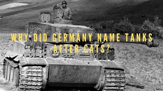 Why Did Germany Name Tanks After Cats? Resimi