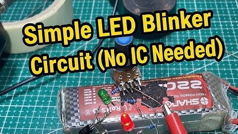 This Simple Circuit Makes LEDs Blink – No IC!