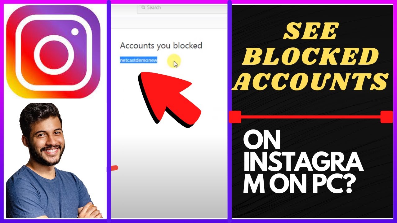 How to See Blocked Accounts On Instagram On Pc? - YouTube