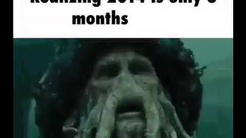 Realizing 2014 is only 3 months away