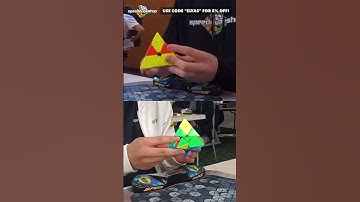 PYRAMINX WORLD NUMBER 3 VS 4! 🔥#rubikscube