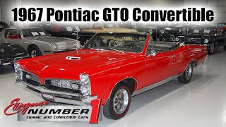1967 Pontiac GTO Convertible at Ellingson Motorcars in Rogers, MN
