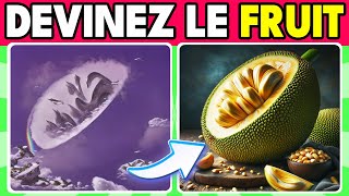 🍎Devinez L'image à Travers L'illusion 🍇🍋‍🍏 Édition Fruits #quizfrançais