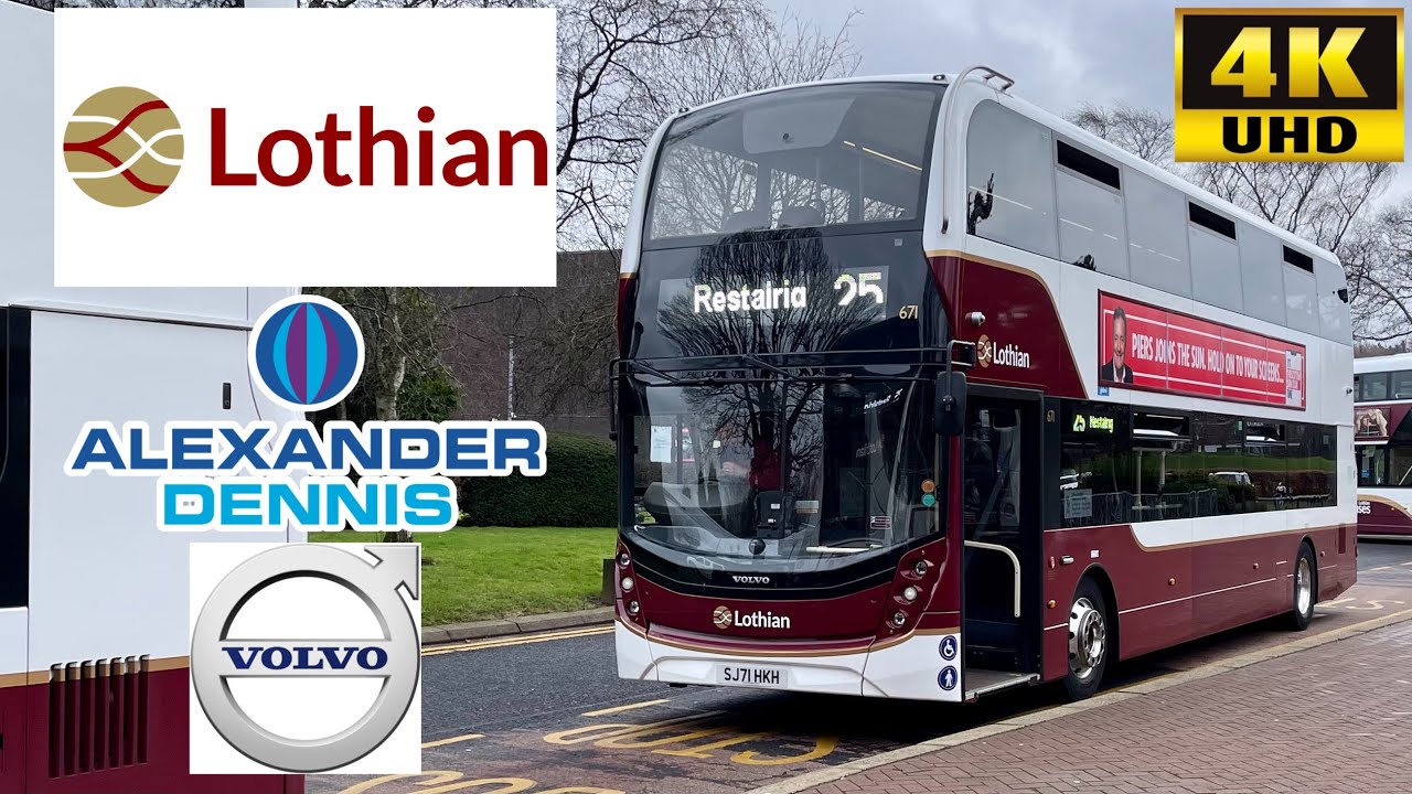 [Lothian Buses: 25 Heriot Watt University to Restalrig] ADL Enviro400MMC Volvo B5TL (671/SJ17HKH)