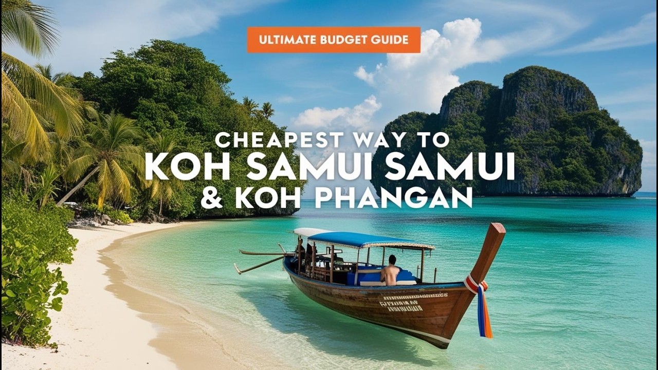 🛤️ How to Get to the Thai Islands on a Budget: Koh Samui, Koh Phangan & Koh Tao from Surat Thani