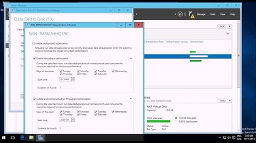 Windows Server 2016 - How to setup data deduplication.