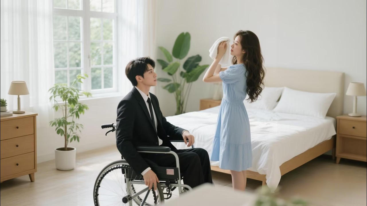 灰姑娘替姐姐嫁給殘疾的廢物總裁，沒想到他竟是為奪回權勢裝病，婚後總裁把她捧在手心裡！#短劇 #逆襲 #反轉 #甜寵 #總裁