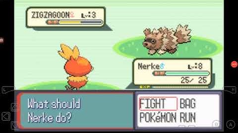 Pokémon Ruby walkthrough Part 2 battling brendan