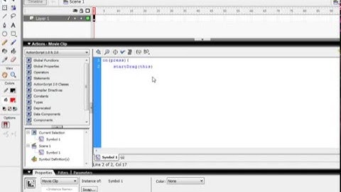 Flash Tutorial : Cara drag gambar menggunakan actionscript