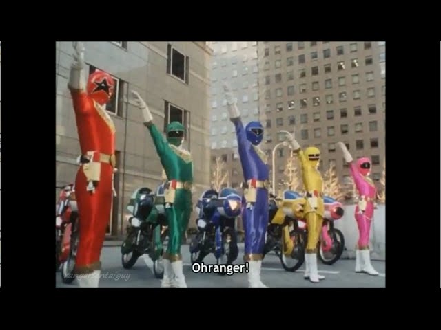 Power Rangers Zeo First Appearance (PR and Sentai version)