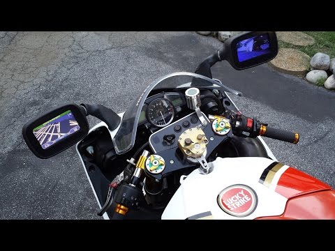 CUSTOM GPS REAR-VIDEO MOTORCYCLE MIRRORS