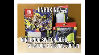 【РАСПАКОВКА】Nintendo Switch OLED Splatoon3 Special Edition