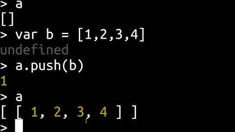 Array prototype push