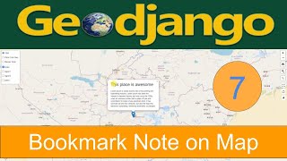 Render notes to the Django template | 07. Bookmark note on map | geodjango | leaflet | tekson