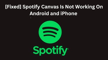 [Fixed] Spotify Canvas Is Not Working On Android and iPhone