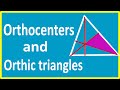 Orthocenter and orthic triangle