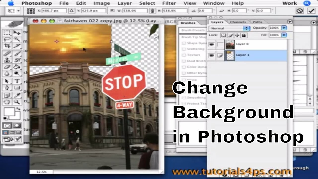 How To Change Sky Or Background In Photos Photoshop Tutorial YouTube