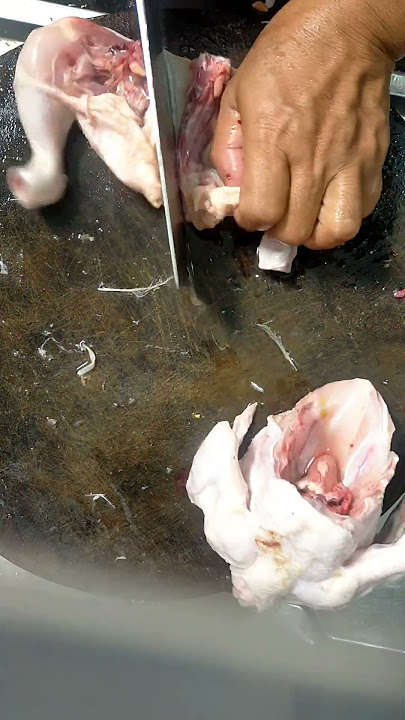 Tenyata mudah potong ayam #carapotongayam #potongayam #cuttingchickenskill