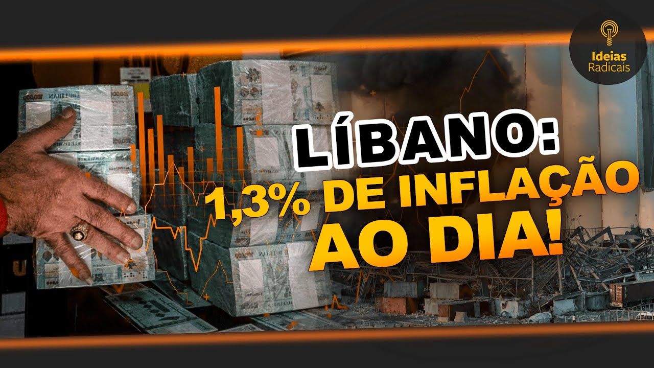 Líbano desvaloriza moeda em 90% em um dia, 1,3% de inflação diária