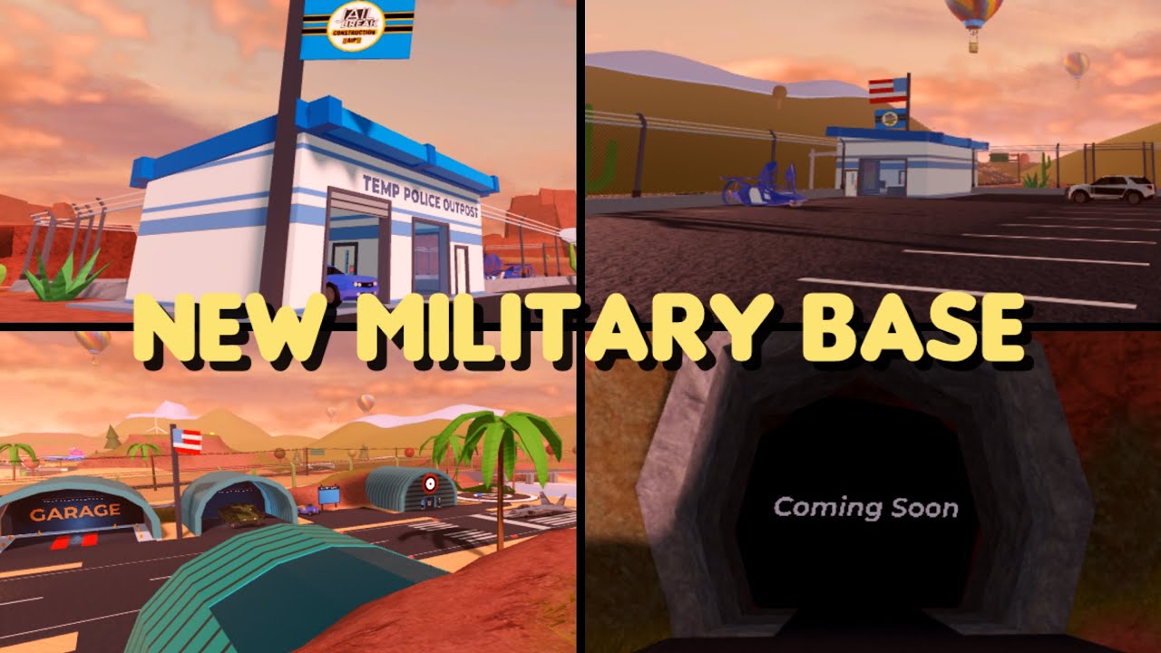 NEW MILITARY BASE UPDATE! (Roblox Jailbreak)
